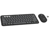 Pebble2 Wireless Combo US tastatura + miš crna