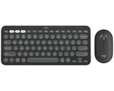 Pebble2 Wireless Combo US tastatura + miš crna