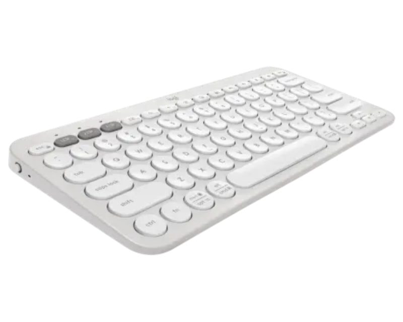Pebble2 Wireless Combo US tastatura + miš bela