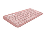 Pebble2 Wireless Combo US tastatura i miš roze