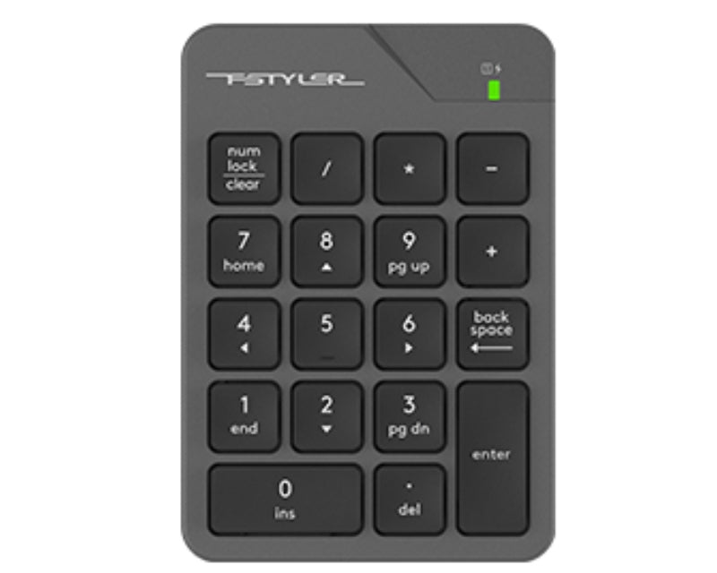FGK21C FSTYLER 2.4G Wireless Numeric Keypad USB Type-C siva tastatura