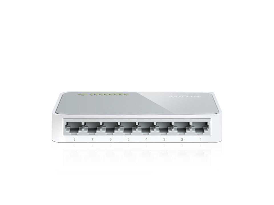 TP-LINK 8-Port 10 - 100Mbps Desktop Switch, TL-SF1008D