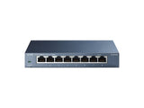 TP-LINK TL-SG108 8-Port Gigabit 10 - 100 - 1000Mbps Desktop Switch, Durable Metal Casing
