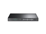 TP-LINK TL-SG1218MPE 18-Port Gigabit Easy Smart Switch with 16-Port PoE+, 250 W PoE power budget