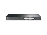 TP-LINK TL-SG2218P JetStream 16-Port PoE+ Gigabit Smart Switch with 2 Gigabit SFP Slots, 150 W