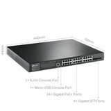 TP-LINK TL-SG3428MP JetStream 28-Port Gigabit L2+ Managed Switch with 24-Port PoE+