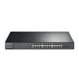 TP-LINK TL-SG3428XMP JetStream 24-Port Gigabit and 4-Port 10GE SFP+ L2+ Managed Switch 24-Port PoE+