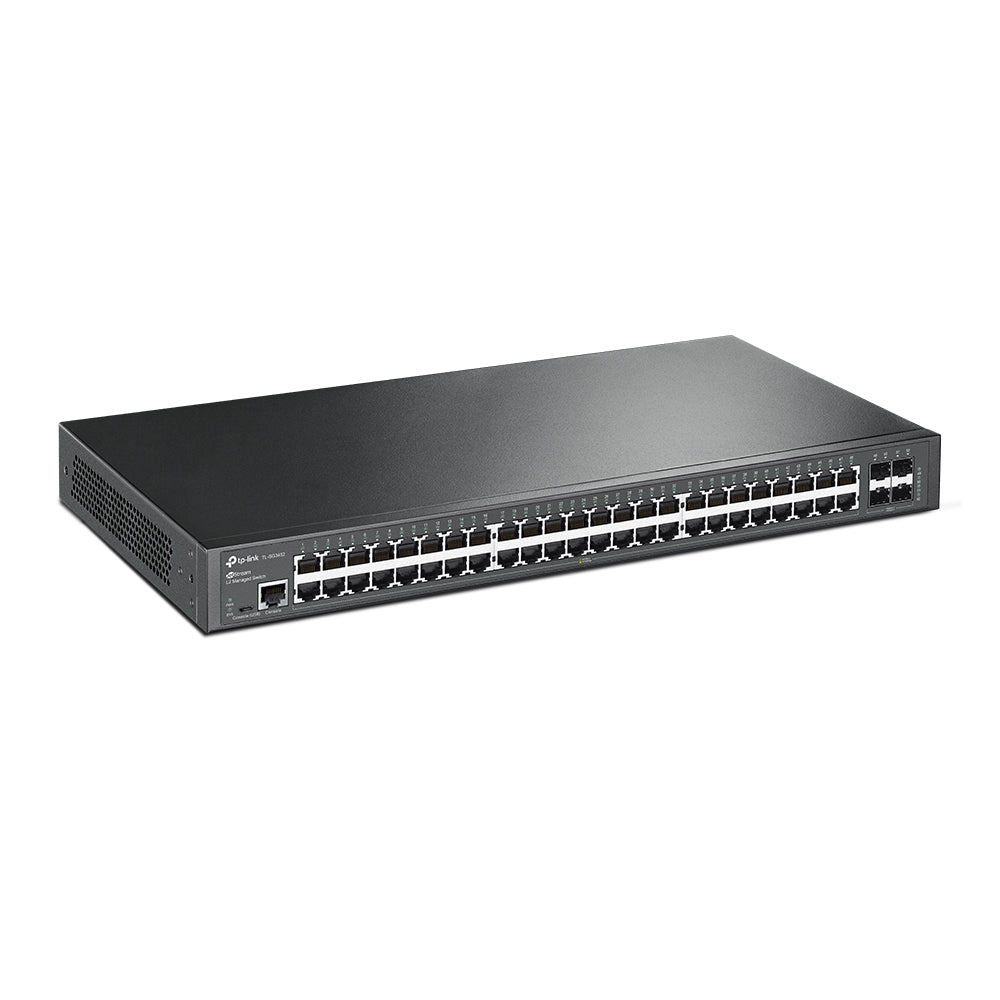 TP-LINK TL-SG3452 JetStream 48-Port Gigabit L2 Managed Switch with 4 SFP Slots