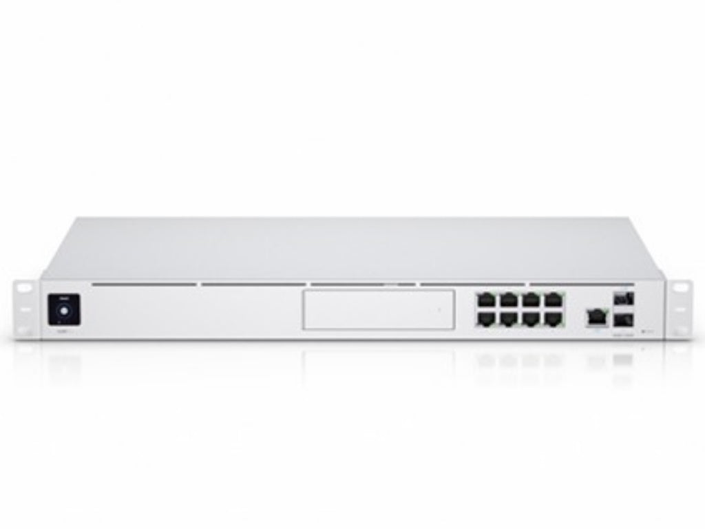 UBIQUITI UniFi UDM-PRO Dream Machine Pro, (8) GbE RJ45 ports, (1) 10G SFP+ port, 3.5" NVR HDD bay