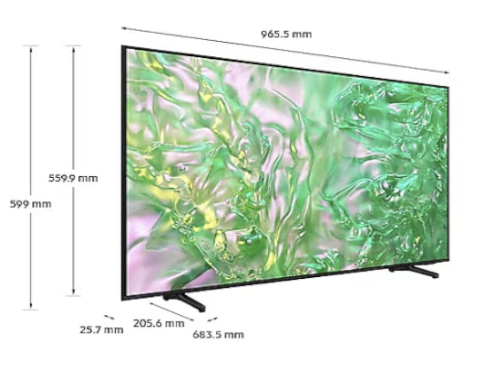 Samsung UE43DU8072UXXH LED TV 43" ultra HD, smart TV, Dynamic Crystal Color, Air slim, smart remote