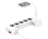 SN5311W Zaštita od prenapona u kutiji 5 x šuko + 3 x USB 2m beli
