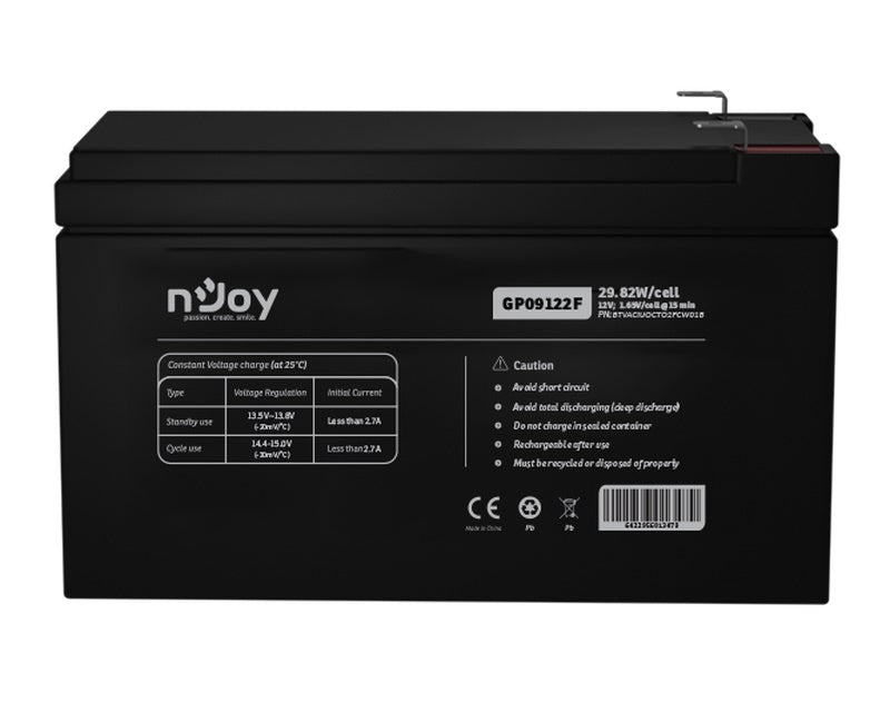GP09122F baterija za UPS 12V 9Ah (BTVACIUOCTO2FCW01B)