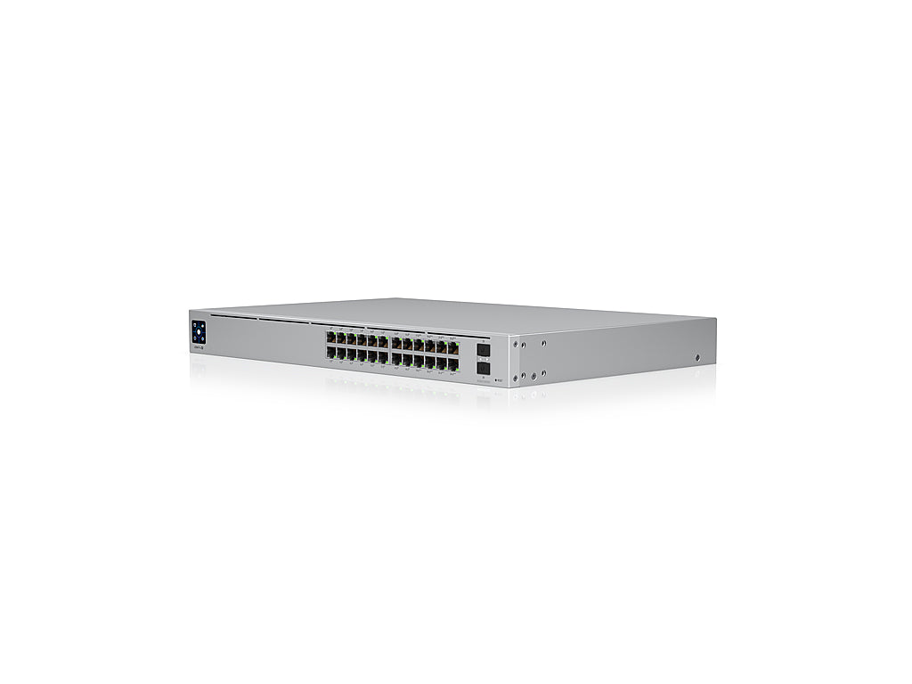 UBIQUITI UniFi 24 Port Gigabit Switch with 802.3bt PoE, Layer3 Features and SFP+, 400W total PoE