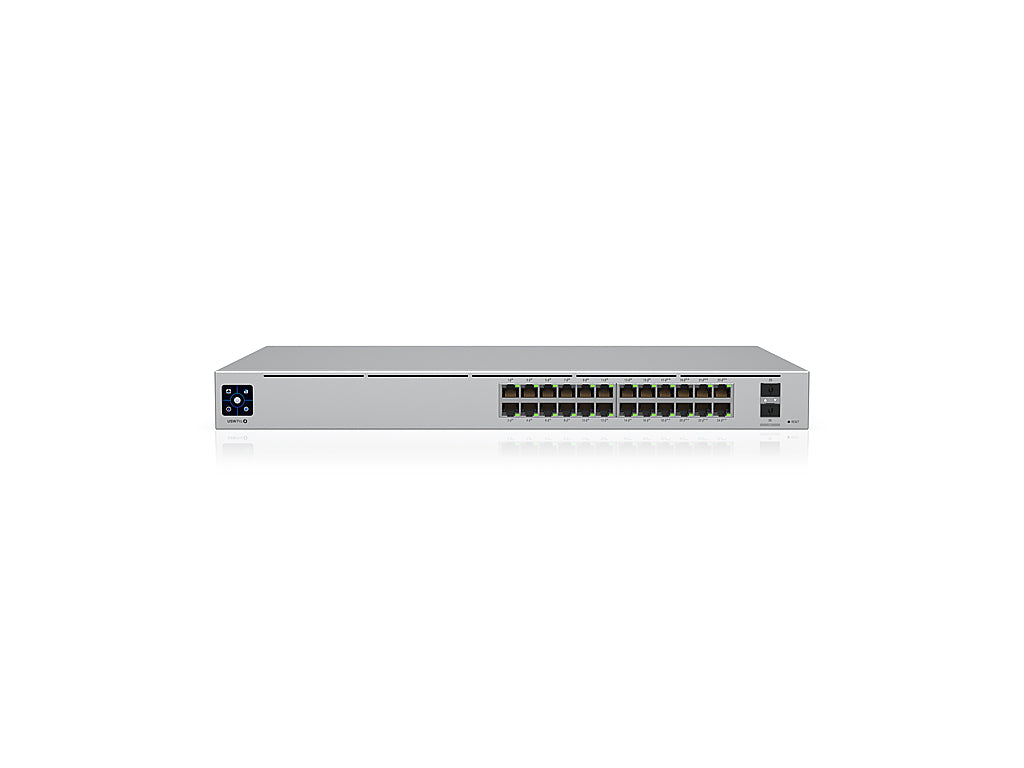 UBIQUITI UniFi 24 Port Gigabit Switch with 802.3bt PoE, Layer3 Features and SFP+, 400W total PoE