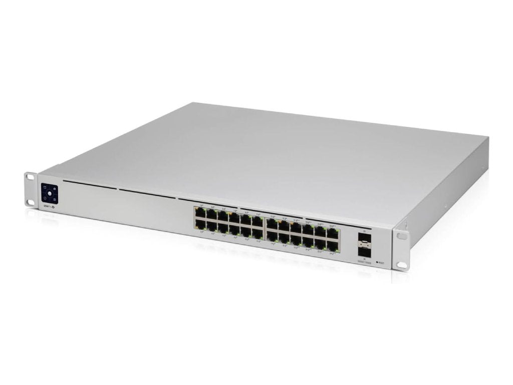UBIQUITI UniFi 24 Port Gigabit Switch with 802.3bt PoE, Layer3 Features and SFP+, 400W total PoE