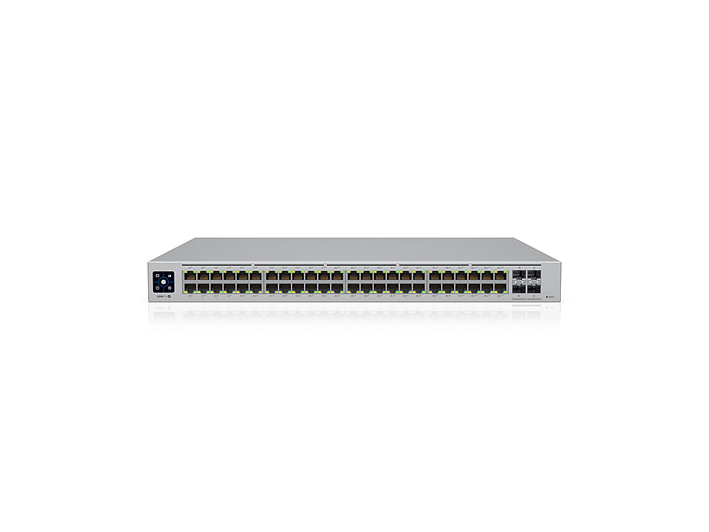 UBIQUITI UniFi 48 Port Gigabit Switch with 802.3bt PoE, Layer3 Features and SFP+, 600W total PoE