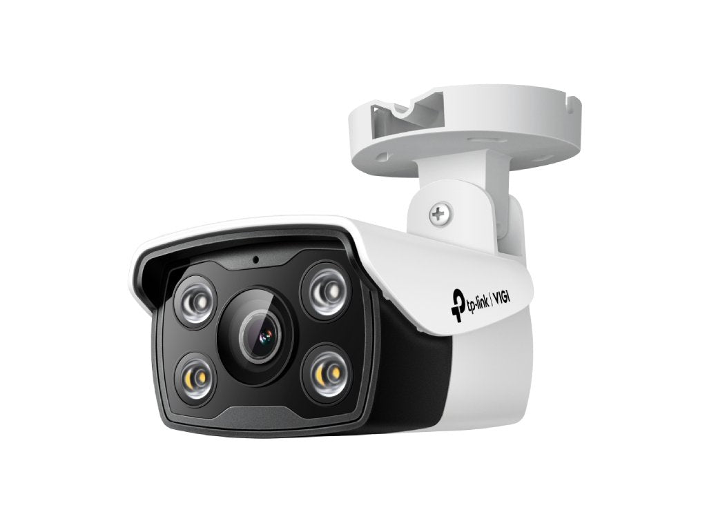 TP-LINK VIGI C340(4MM) 4MP Outdoor Full-Color Bullet Network Camera, H.265+,IP67 Waterproof,PoE - 12V