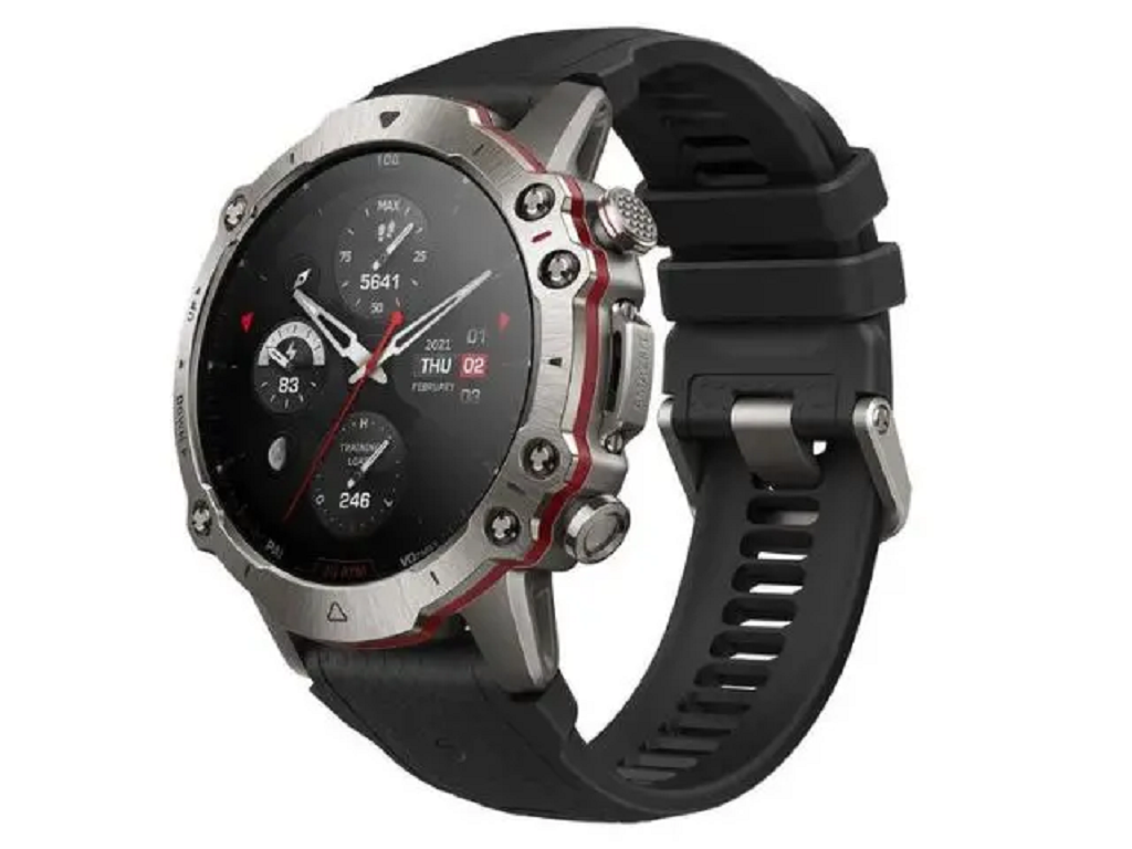 AmazFit  Falcon Supersonic Black Titanium - 20ATM - Amoled 1.28" - 64g - SapphireCrystalGlass - WiFi - BT