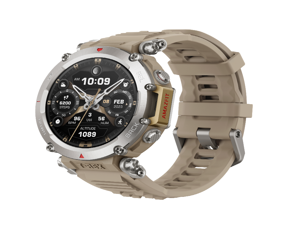 Amazfit T-Rex Ultra Sahara - Steel - 10ATM - Amoled 1.39" - 89g - WiFi - BT