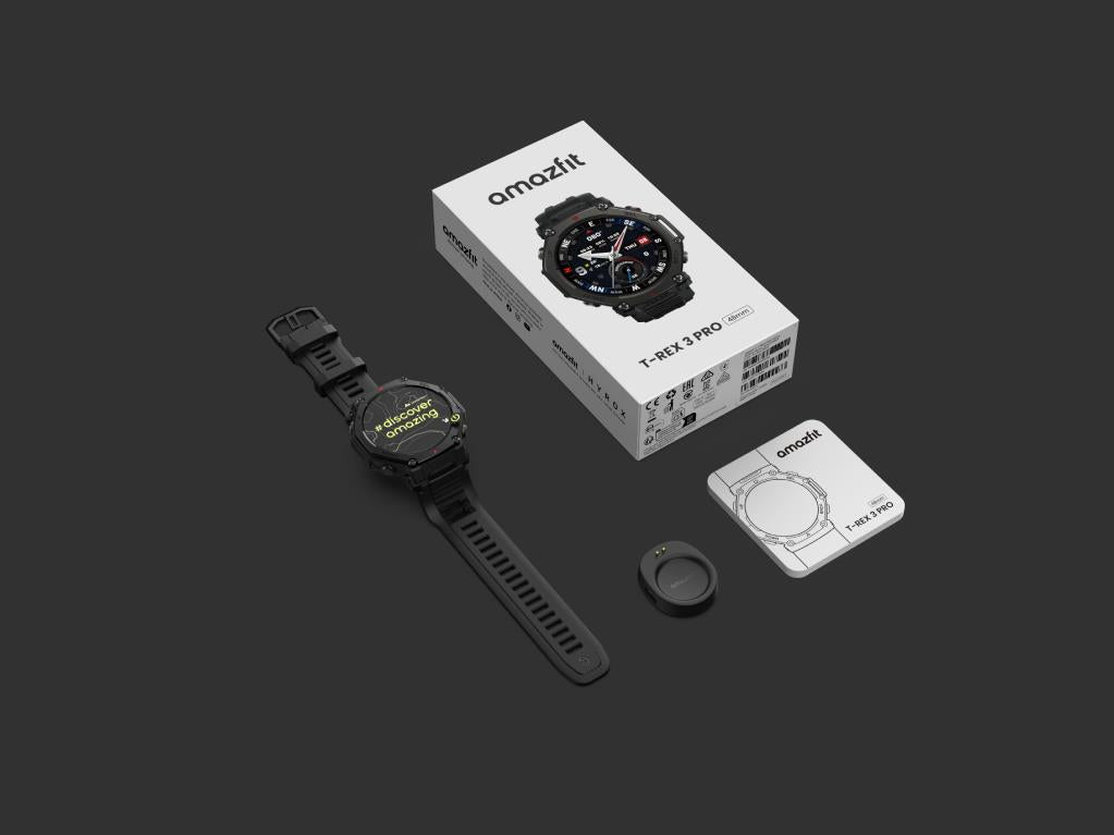 Amazfit T-Rex 3 Pro 48mm Smartwatch Black