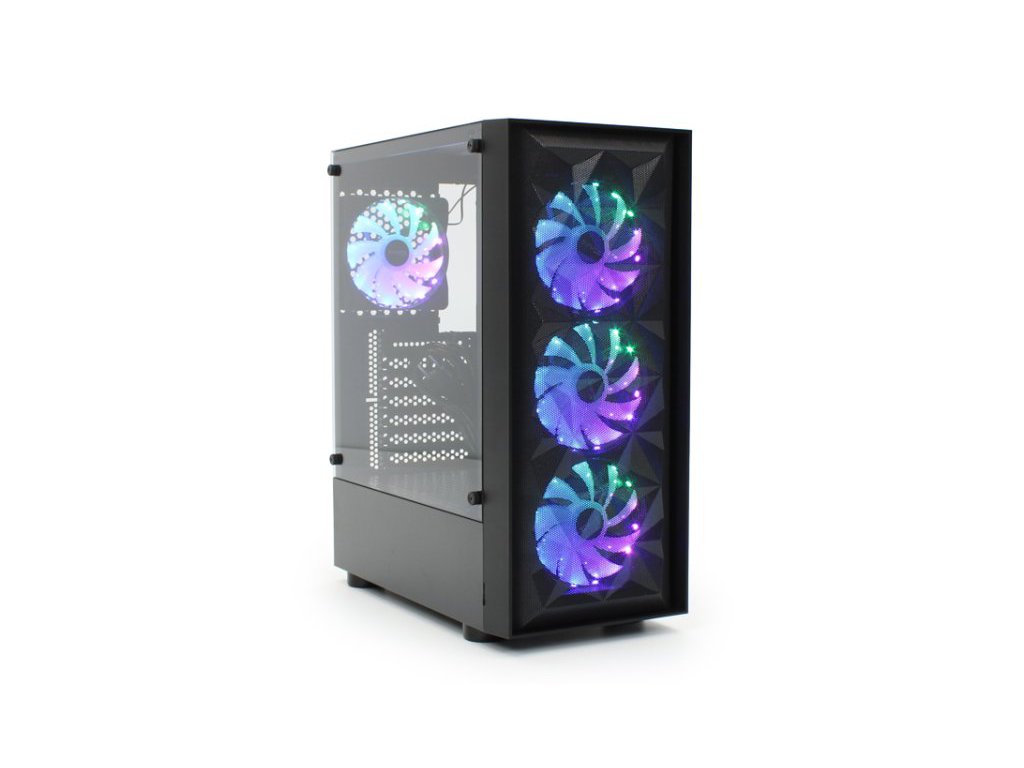 COMTRADE BLACK PC I5-12400 - ASUS PRIME H610M-K - 16GB DDR4 - 1TB M.2 SSD NVMe - ASUS RX 9060 8GB - 650W