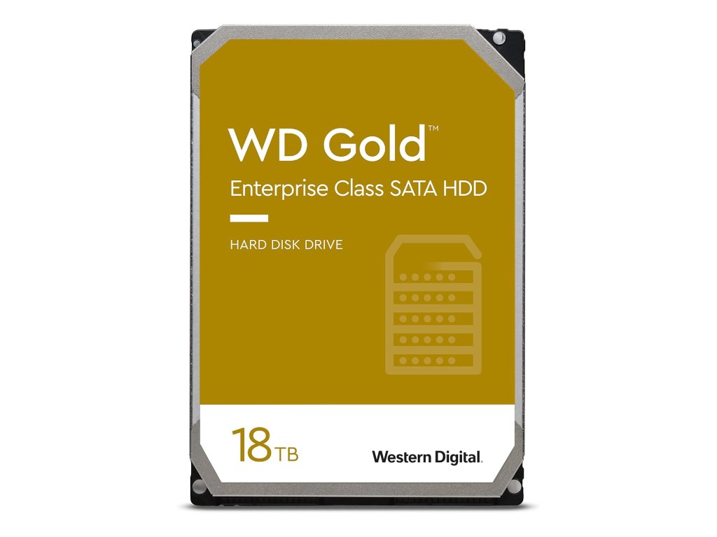 WD GOLD Enterprise HDD 18TB 3.5", 7200 RPM, 512MB Cache, up to 269MB - s transfer rate