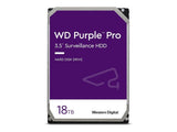 WD PURPLE PRO Surveillance HDD 18TB SATA 6 Gb - s, 512 MB Cache, 3.5", 7200 rpm, up to 272MB - s, CMR
