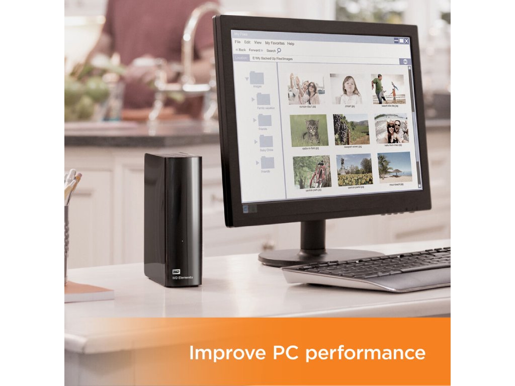 WD Elements 12TB Desktop External Hard Drive, USB 3.0, Micro-B, Power Supply