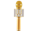 Karaoke Bluetooth Mikrofon 858L zlatni